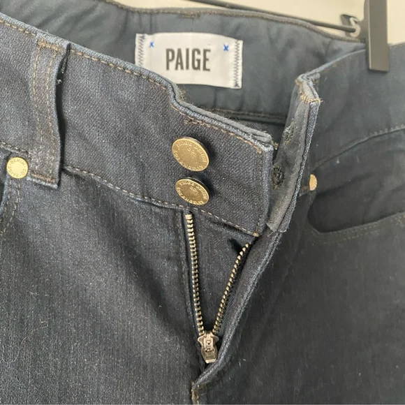 Paige Hidden Hills High Rise Straight Jeans - 26